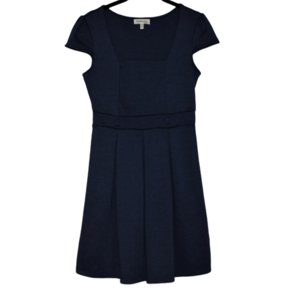 Monteau | Navy Blue Fit & Flare Dress (S)